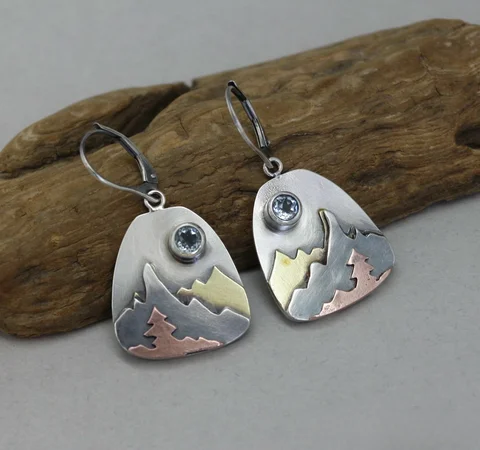 Серебряные подвески-серьги NovoPublic