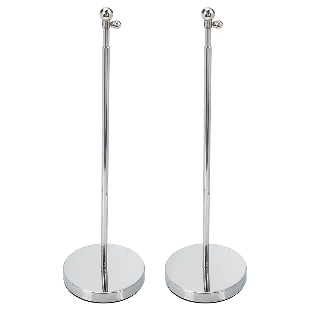 

Flag Table Stand Base Desk Flags Pole Holder Mini Office Telescopic Stick Metal Stands Holders Household Stable Display Support