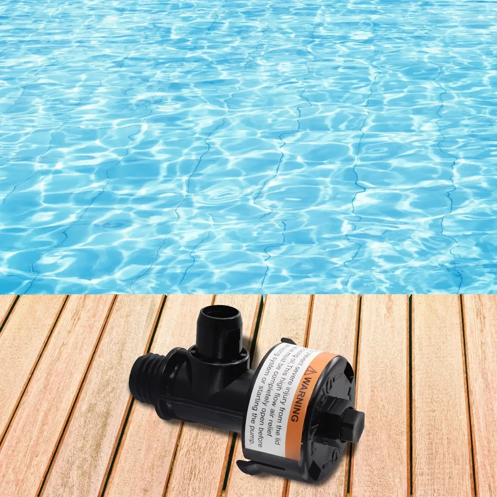 Воздушный предохранительный клапан для фильтра бассейна FNS очистки прозрачный