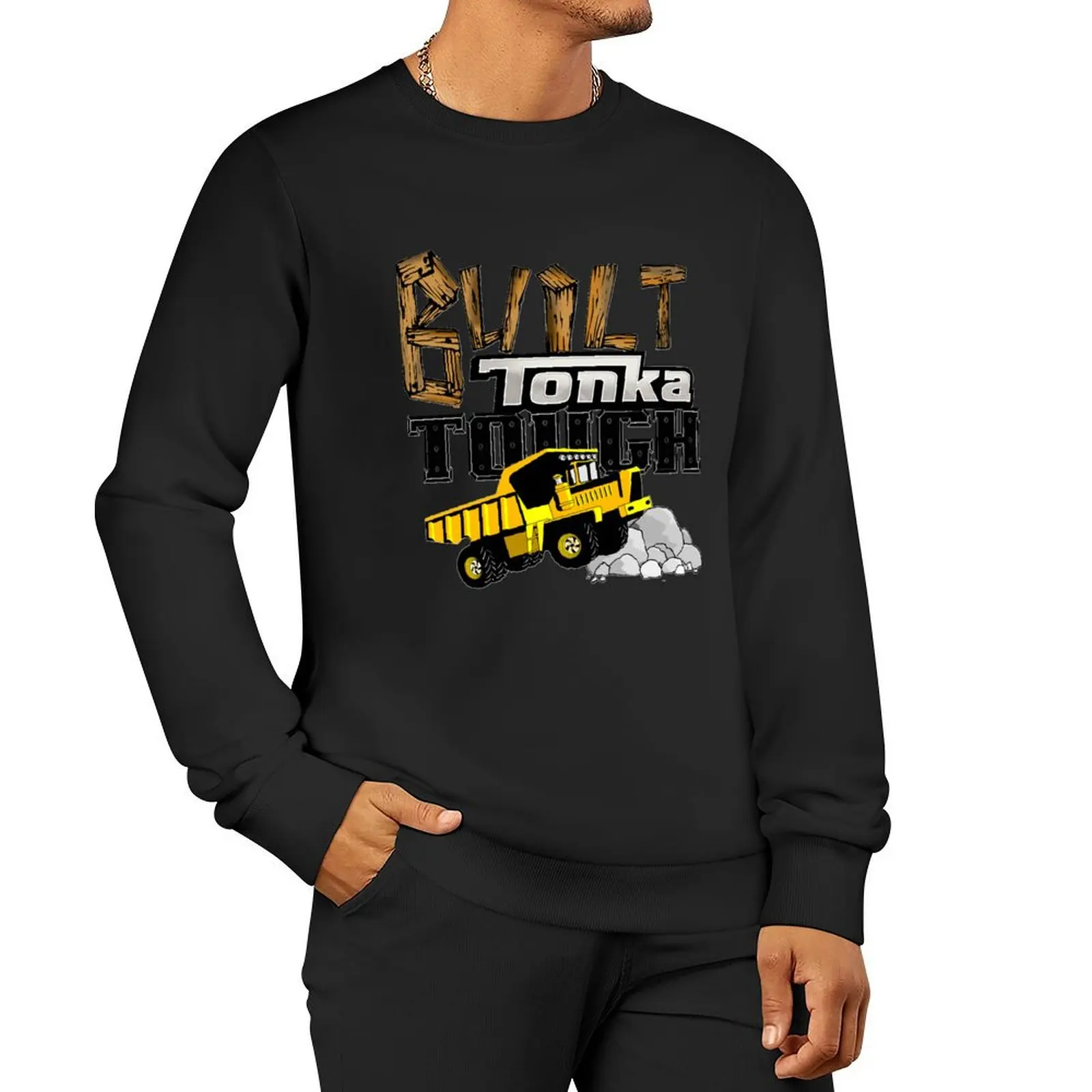 Built Tonka Tough Classic Pullover Hoodie уличная мужская толстовка