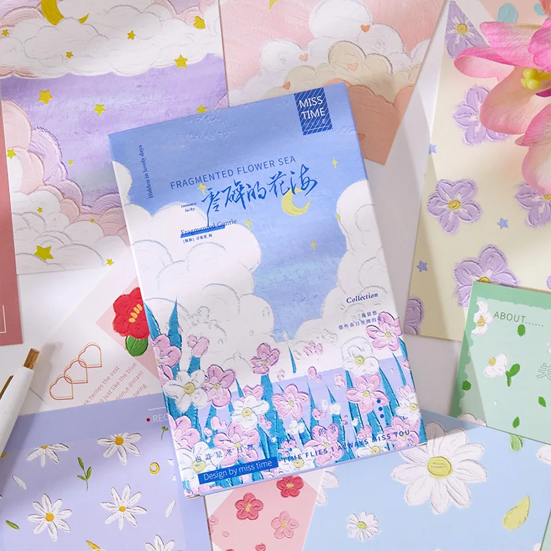 

30 листов/набор, открытки из серии «цветы»