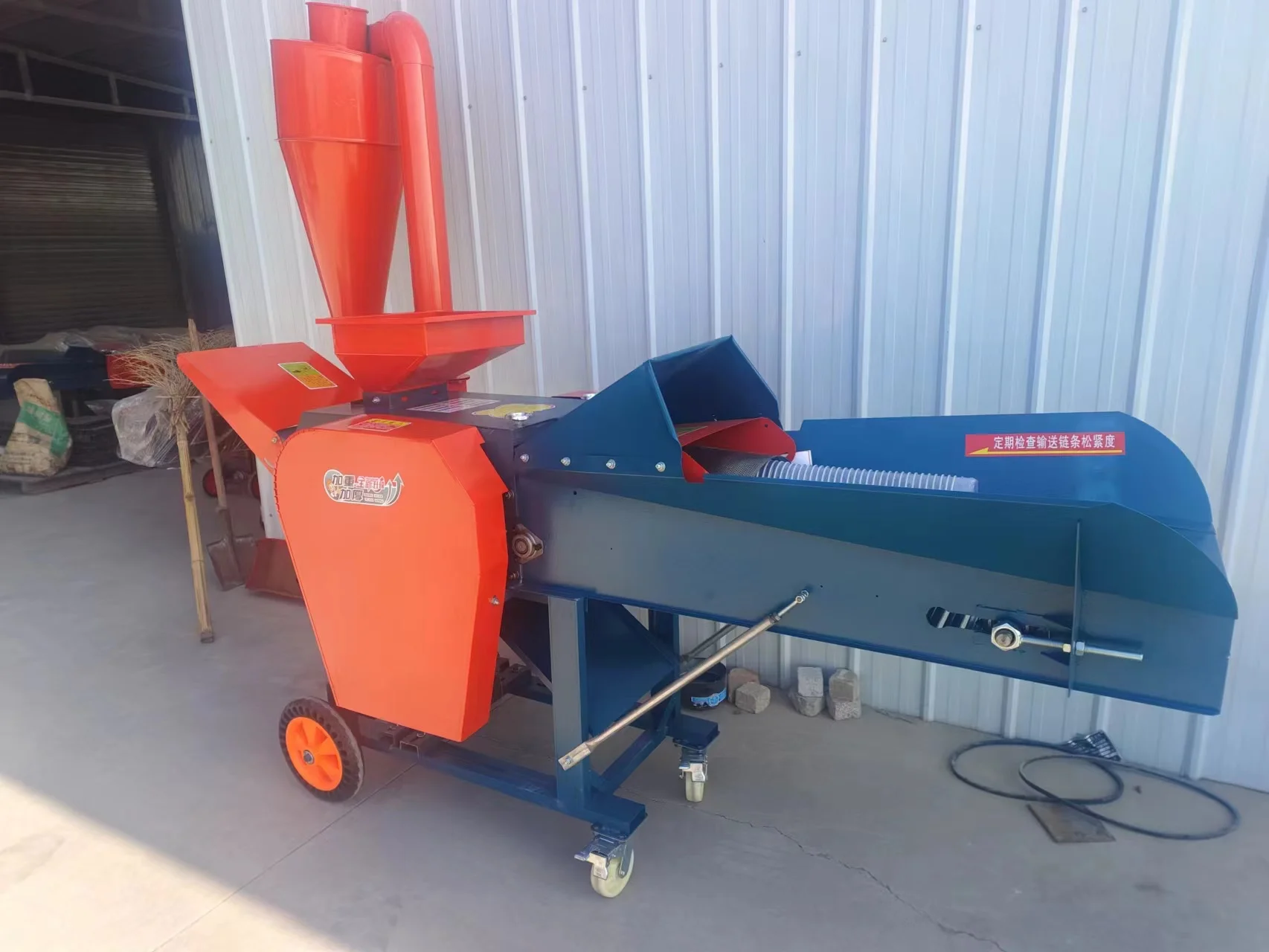 Измельчитель кормовой травы соломинка для животных дробилка резка силоса