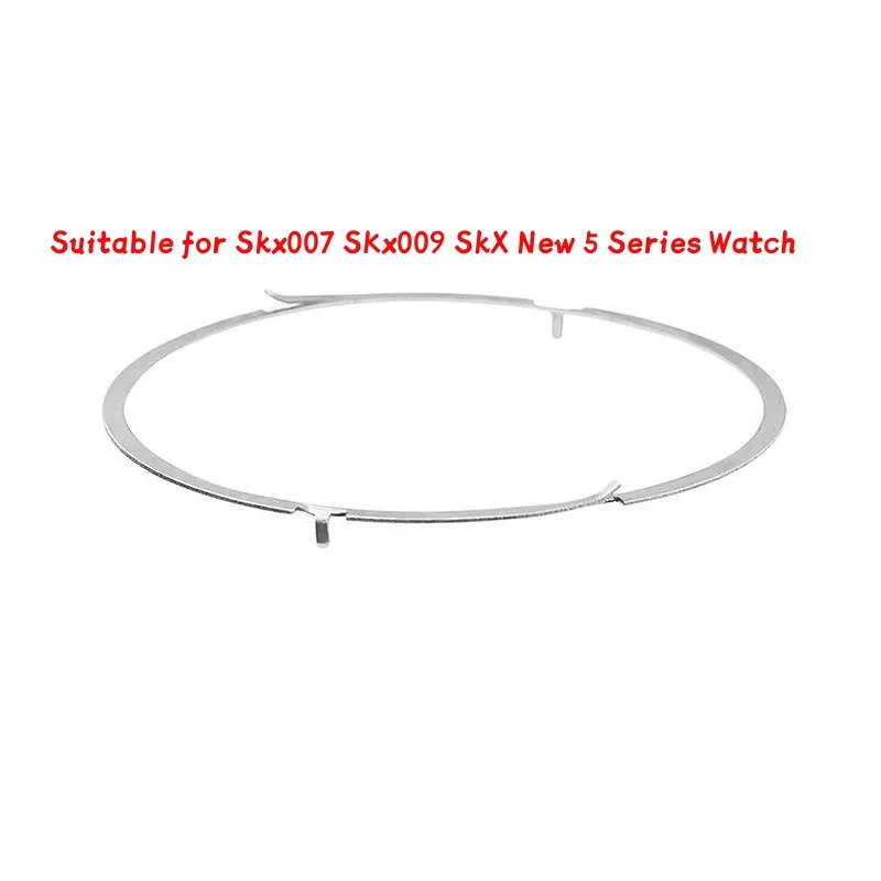 Mod Stainless Steel SKX007 Dive Watch Case 120 Bezel Click Spring Ring Fit for SKX007 SKX009 SKX New 5 Series Watch