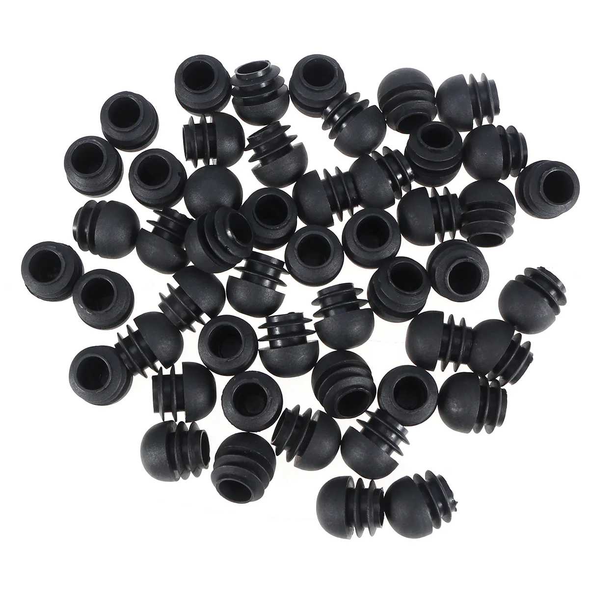 

50 PCs Chair Leg Protectors 22 MM Round Insert Furniture Stopper Floor Mat Table