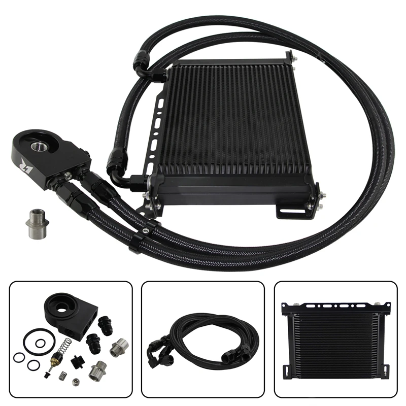 Универсальный комплект масляного радиатора AN10 19 -30 рядов с кронштейном