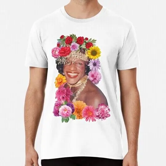 Flowerful Marsha P. Футболка Johnson размер от S до 5XL Сделано в США