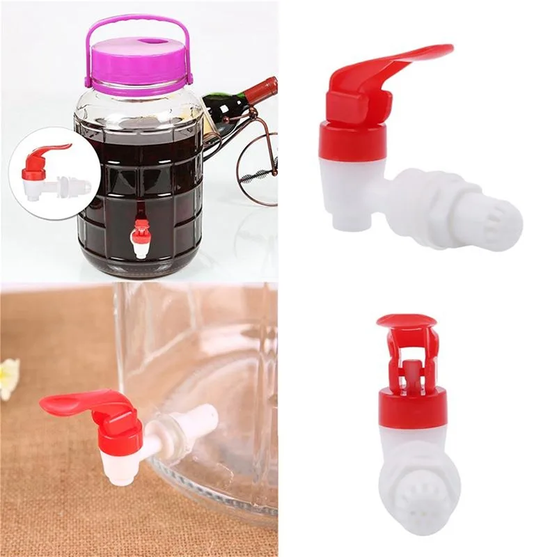

1Pc Plastic Glass Wine Bottle Faucet Jar Barrel Water Tank Faucet With Filter Wine Valve Water Dispenser Switch Tap Bibcocks