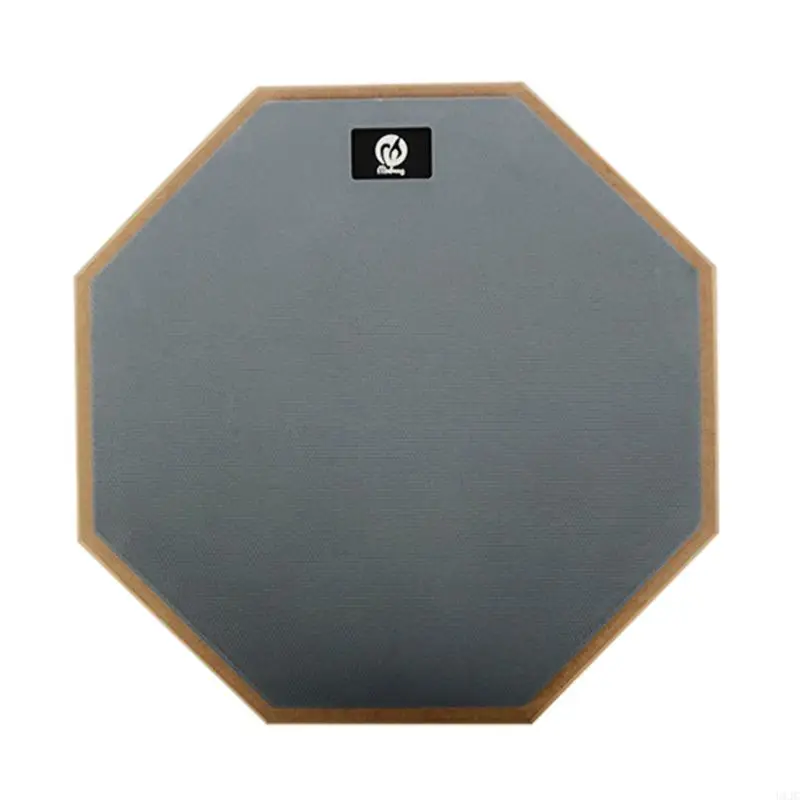 Фото U1JC Silent Drum Practic Pad 8 дюймов Двусторонняя барабанная площадка для ламб для тихих тренировок на манерах и на ваших №2