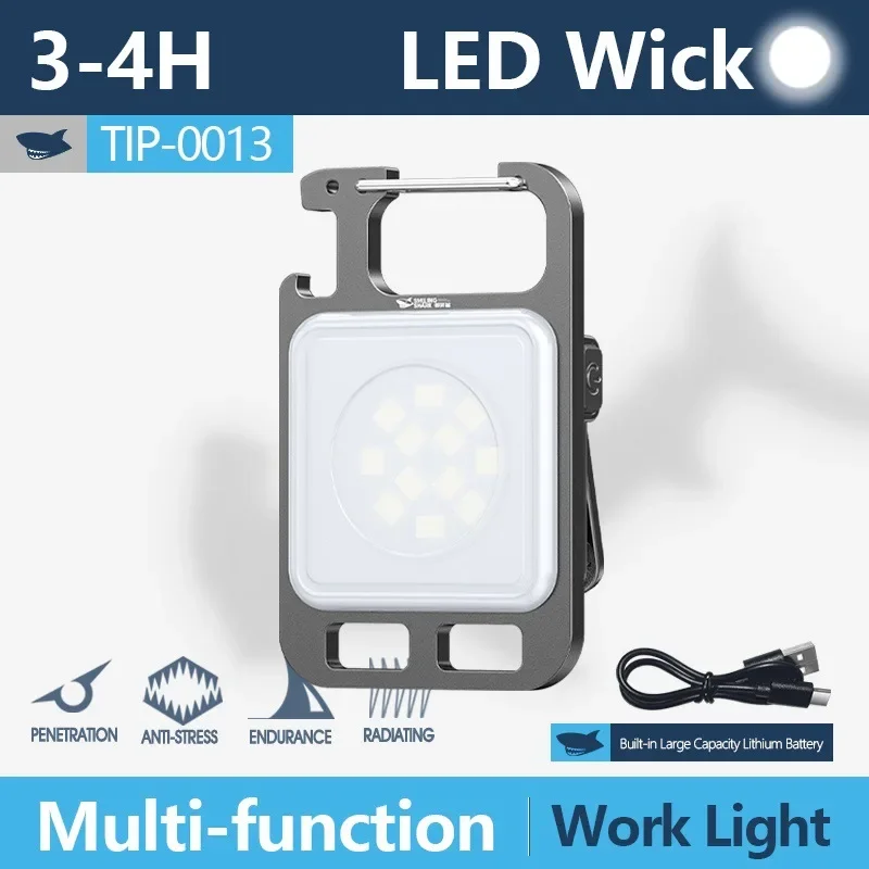 

Xiaomi уличный светодиодный фонарик брелок свет яркий COB свет перезаряжаемый рабочий свет рыбалка Lanterna магнит встроенный аккумулятор