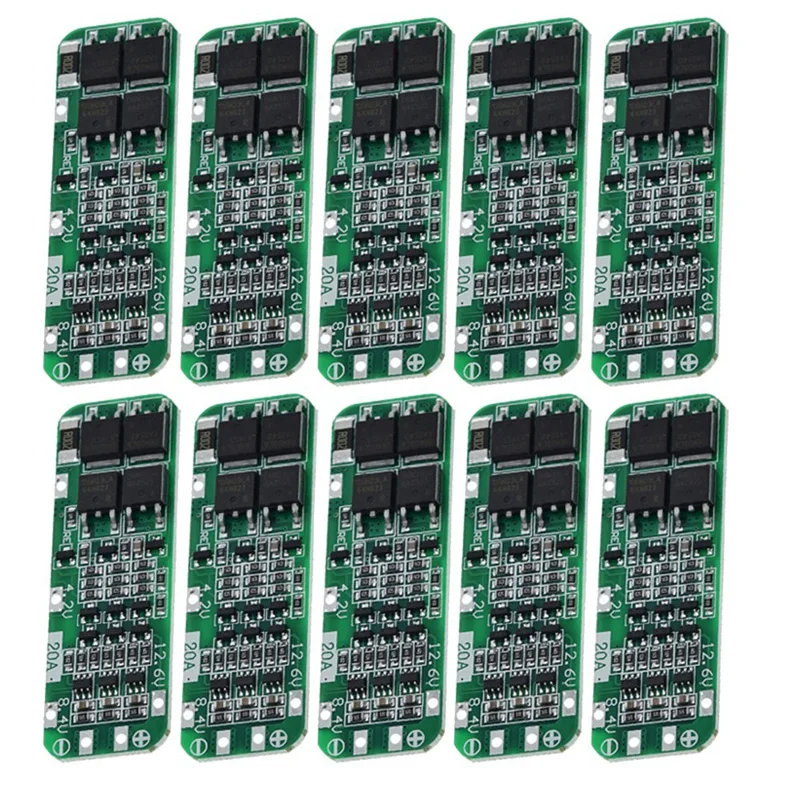 

30Pcs 3S 20A BMS 18650 Li-Ion Lithium Battery Charger Module BMS Protection Board PCB 11.1V 12V 12.6V Module