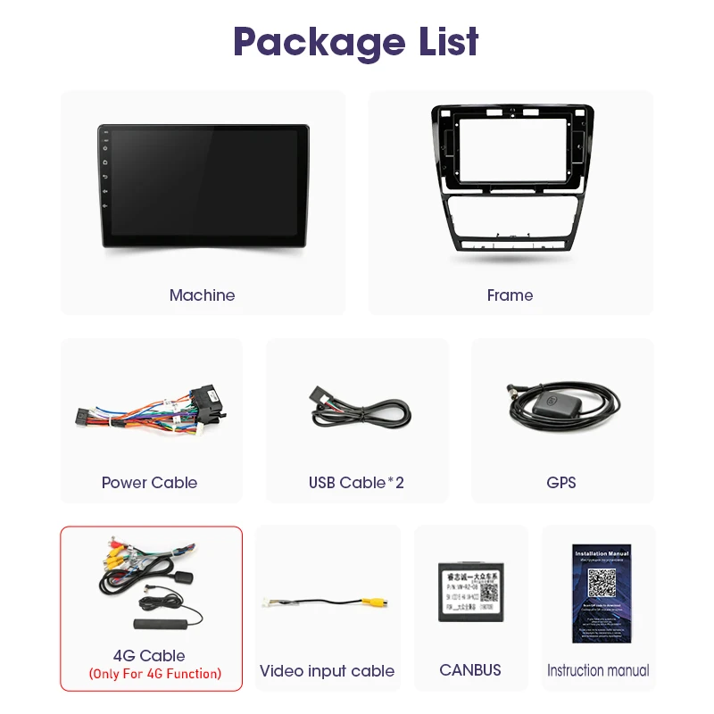 jmcq 10 1 2din android 10 car radio multimidia video player rds dsp for volkswagen skoda octavia 2 a5 2007 2014 navigation gps free global shipping