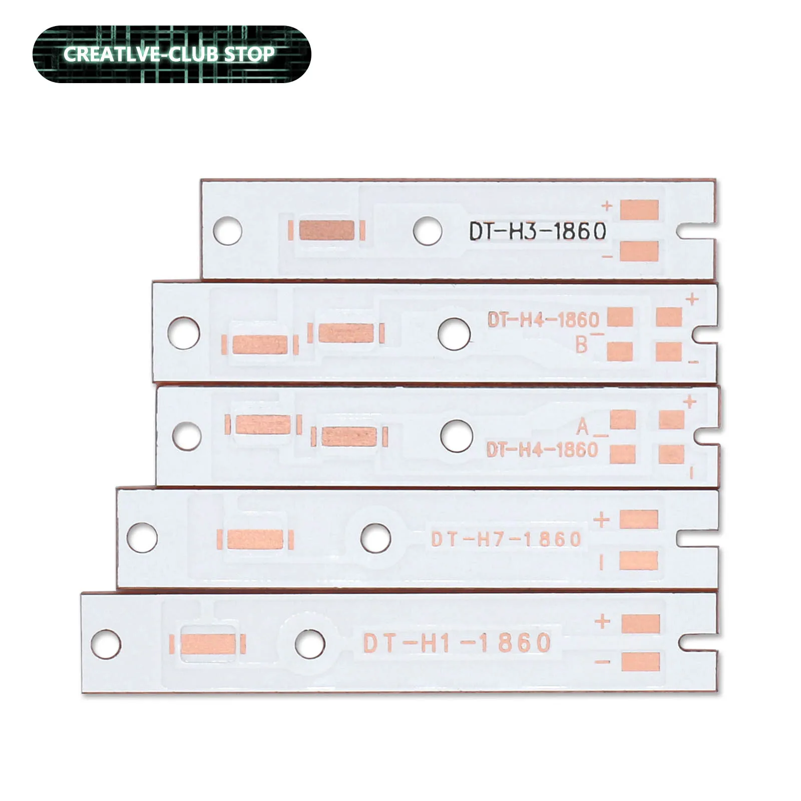 

2 светодиодный т., медная Подложка для светодиодных автомобильных фар 1860 H1 H3 H4 H7