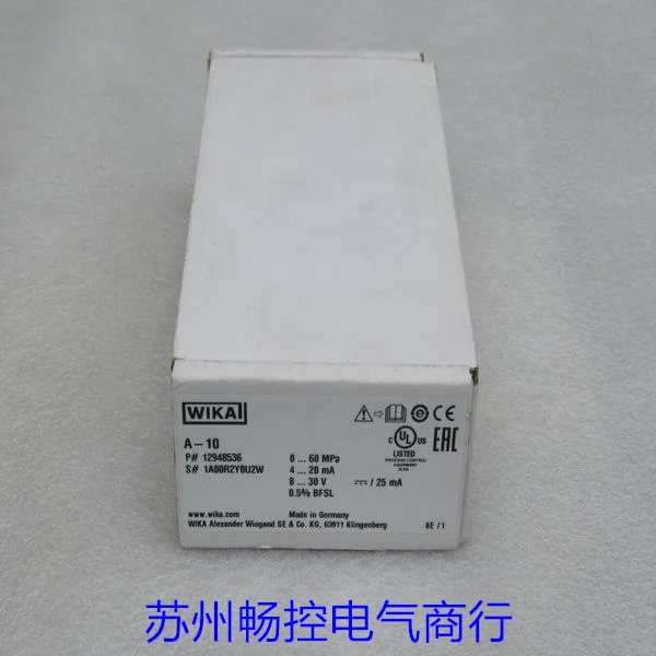 * Распродажа Новый немецкий датчик давления WIKA A-10 Spot 0-60Mpa 12948536