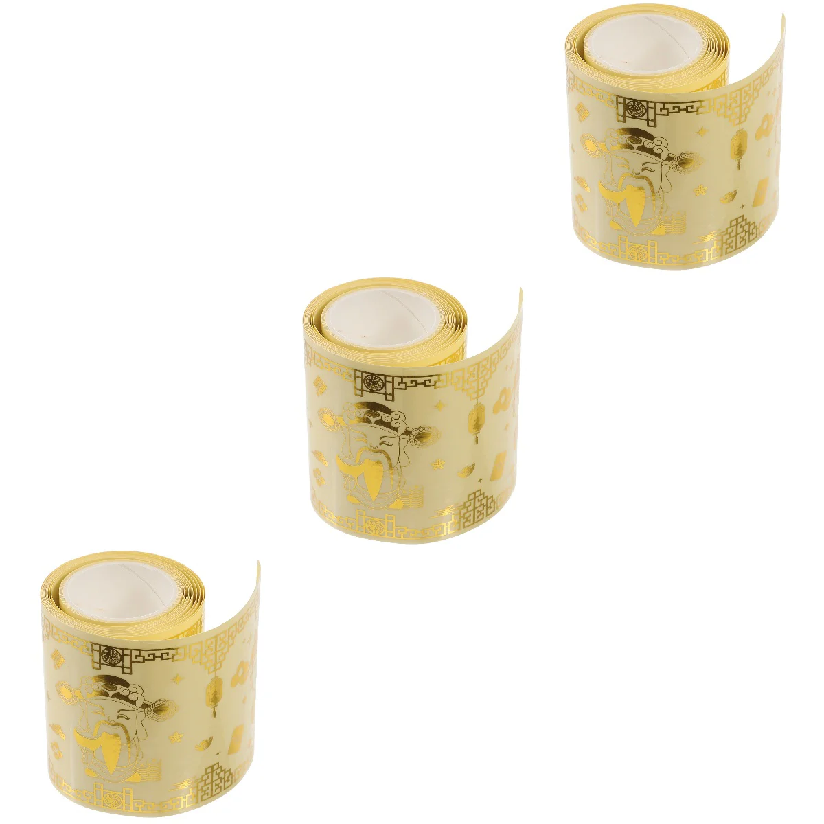 

3 Rolls Office Stickers Waistline Glass Door Decals 300X8cm For Ornaments Pvc Decor