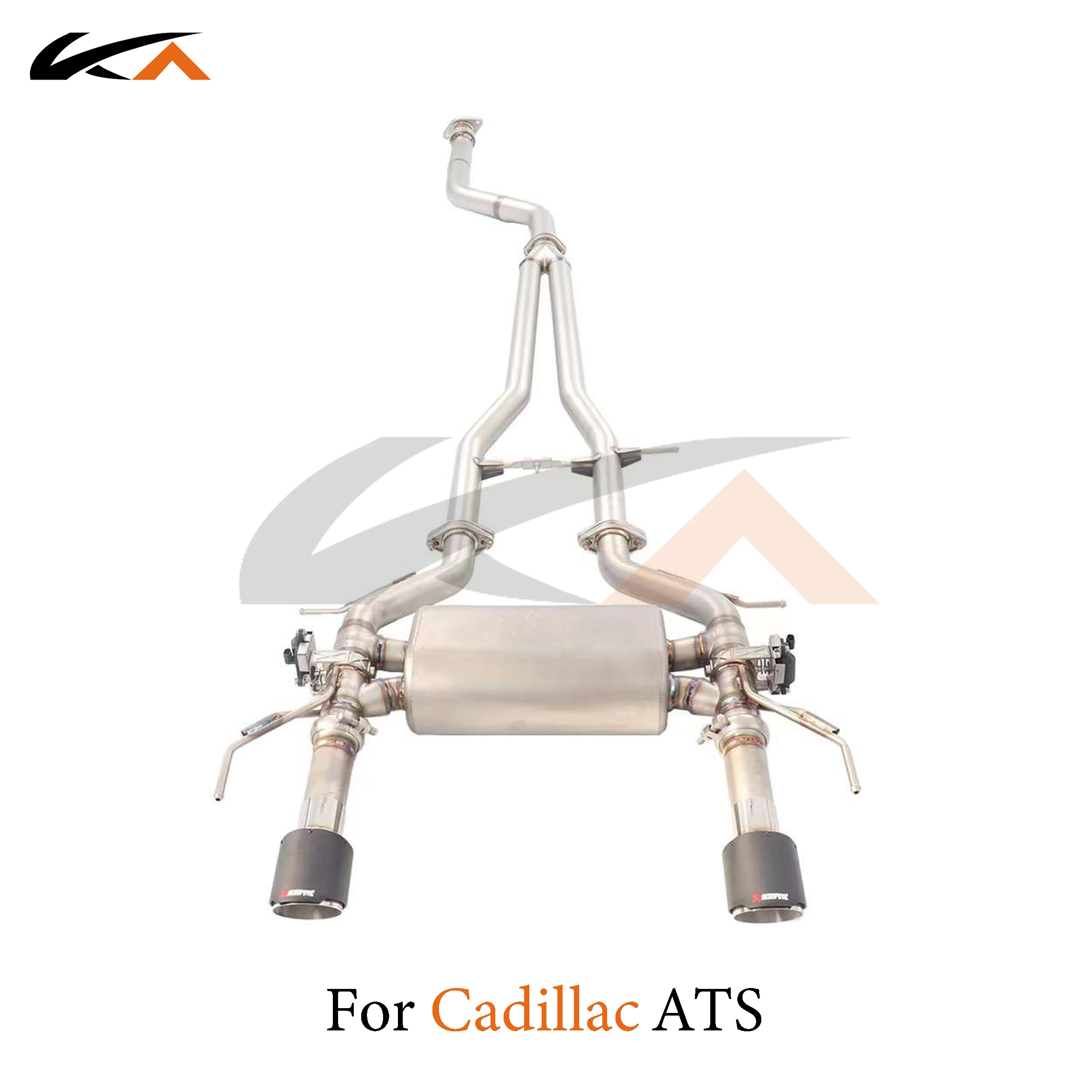 Выхлопная система KA тюнинг из нержавеющей стали catback для Cadillac ATS 2 0 T задняя секция