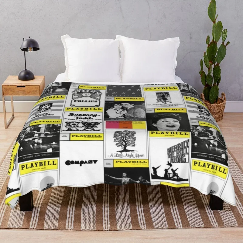 

Musical bills Blanket Flannel Decoration Multifuion Unisex Throw Thick blankets for Bedding Home Cou Office