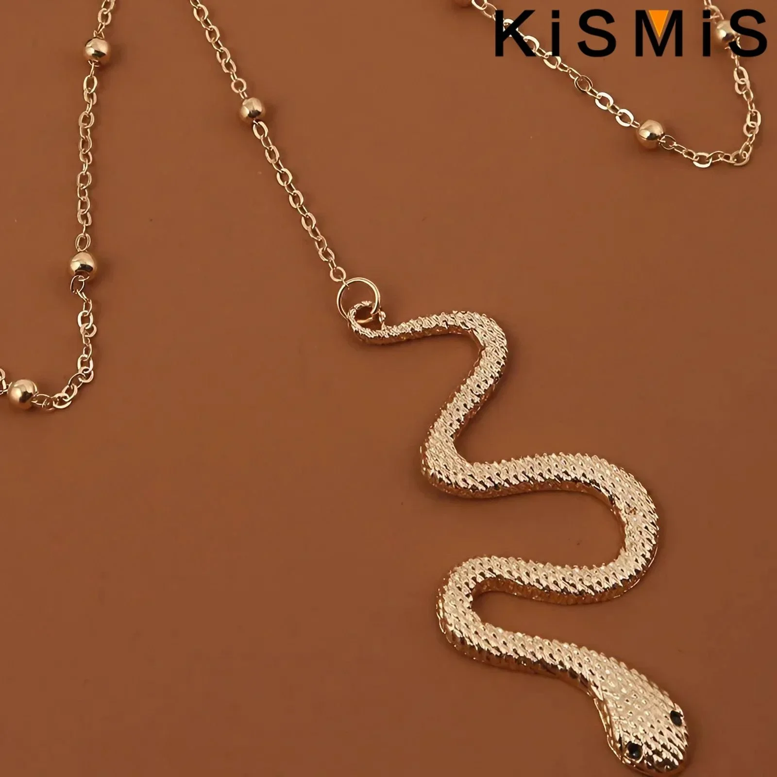 KISMIS 1 шт. богемная цепочка для ног змея тела женщин двухслойная металлическая
