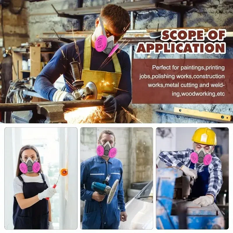 6200 с 2097 пылезащитной маской 9 в 1 промышленный пылезащитный волокнистый сварочный