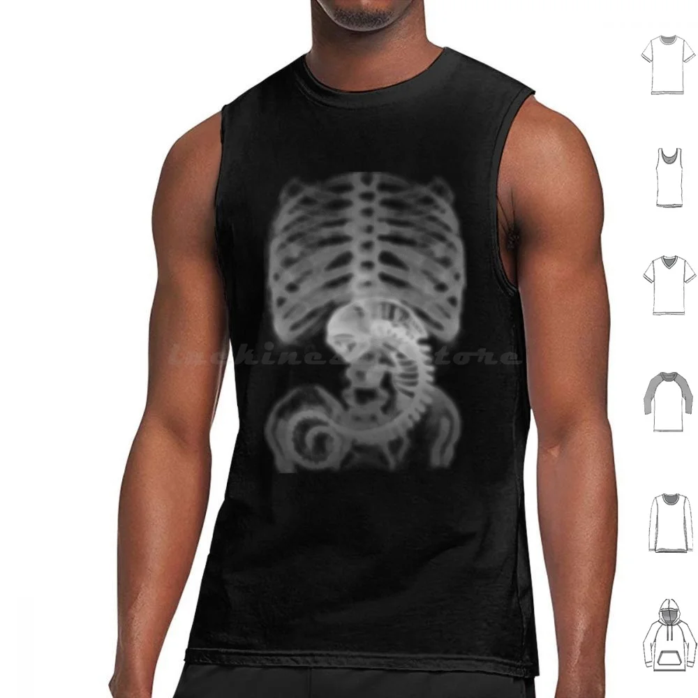 

Radiography , X-Ray Tank Tops Print Cotton Film Movie Horror Sci Fi Space Movies Retro Science Fiction Cinema Scifi