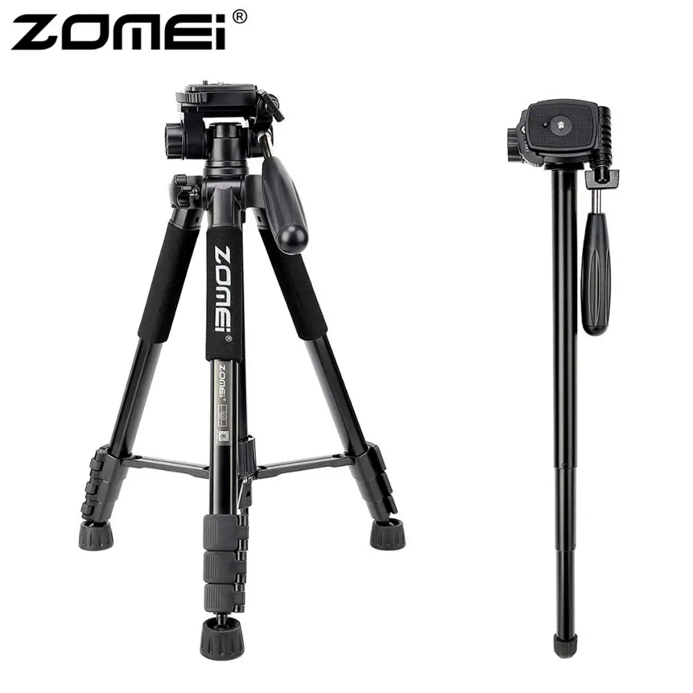 

Штатив ZOMEI Q222 для камеры, настольный гибкий дорожный Штатив для смартфонов, DSLR-камер и проекторов