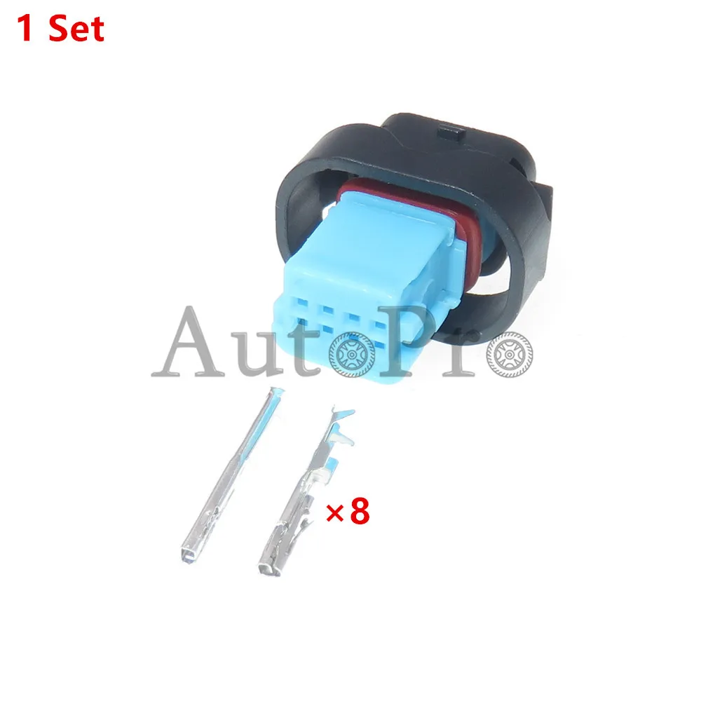 

1 комплект, 8 отверстий, автомобильная Водонепроницаемая вилка для камеры 2177395-1 9281930 2177393-1, автомобильный проводной разъем для BMW