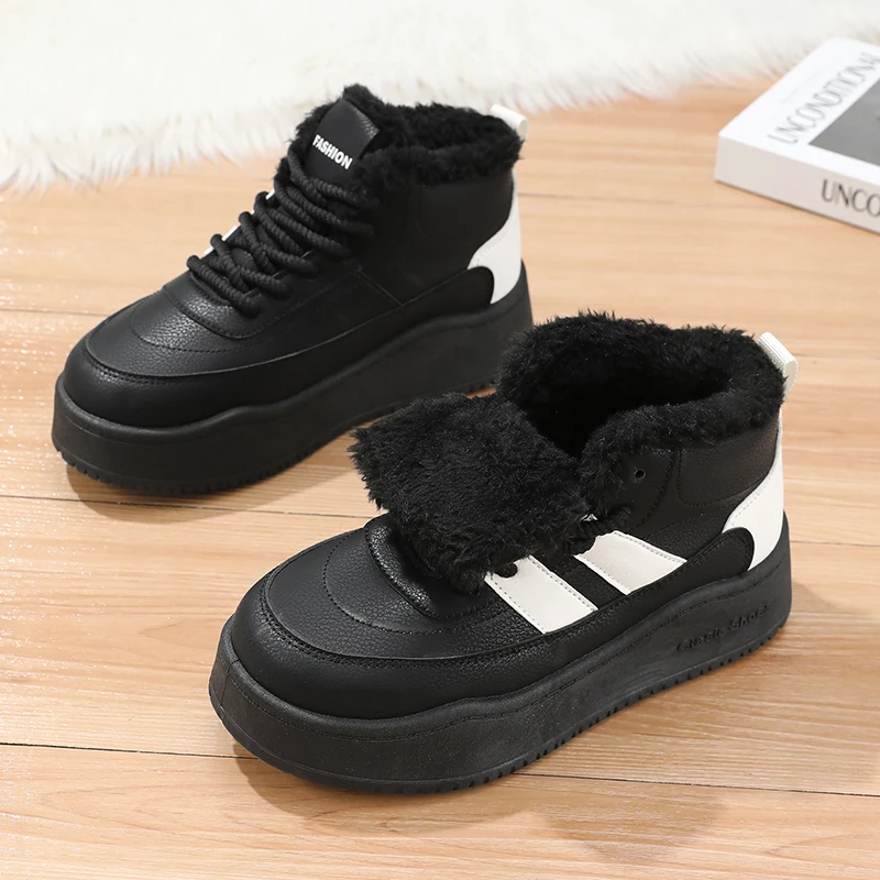 Новые зимние женские сапоги для снежной погоды мягкие удобные теплые