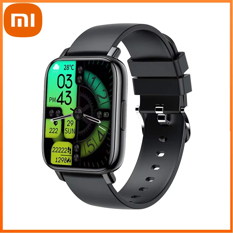 

Xiaomi New Heart Rate Monitoring Smartwatch Men's Hd Full Touch Ip68 Waterproof Fitness Tracker Women Custom Dial Smart Watch