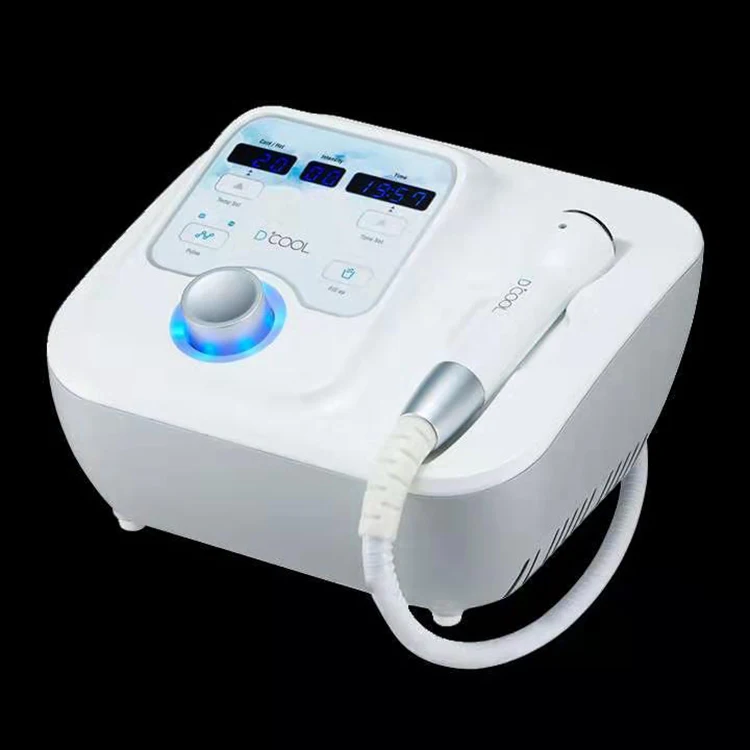 

2022 New Dcool Portable Skin Tightening Anti Puffiness Facial Heating Cooling and Electroporation Machine