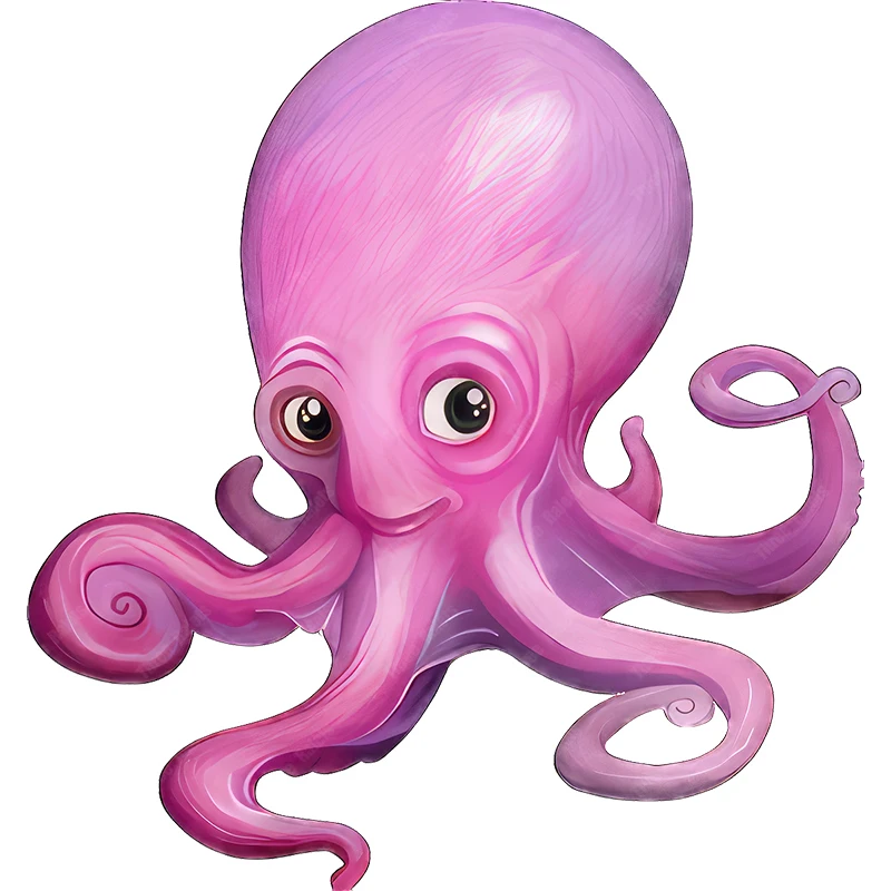 Три Ratels CF28 смешной Осьминог детская спальня декоративная наклейка на стену