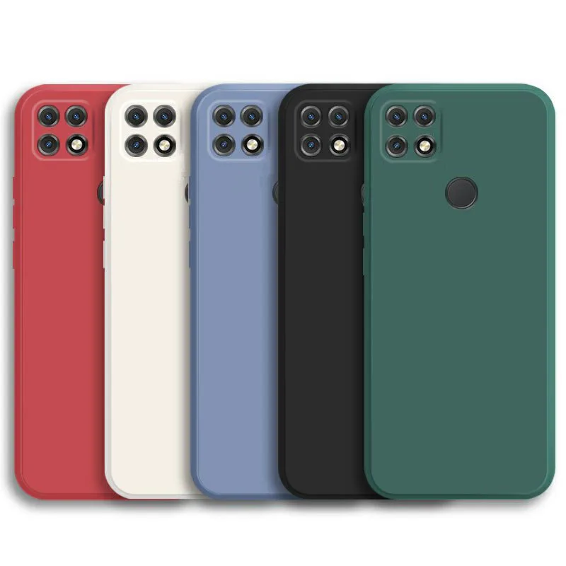 

For Redmi 10C Case for Xiaomi Redmi 10C 10A 10 9C Cover Funda Coque Soft Original Liquid Silicone Phone Bumper for Redmi 10C
