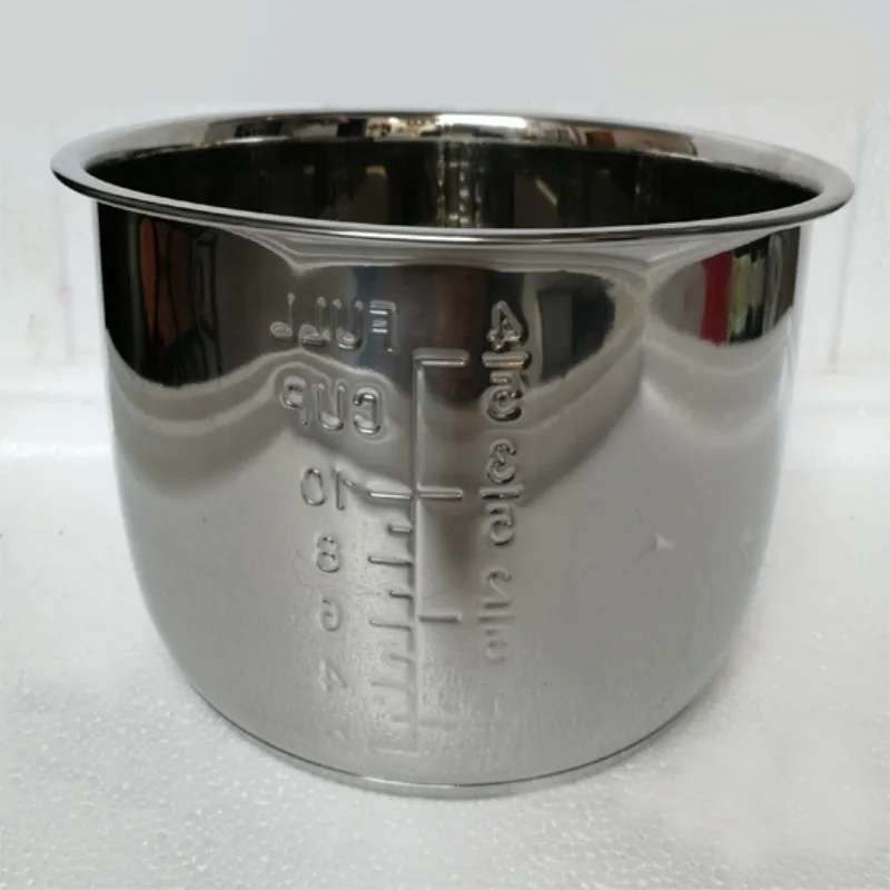 

Stainless steel thickened double bottom liner of electric pressure cooker inner pot 4L/5L/6L cooking kitchen accessories