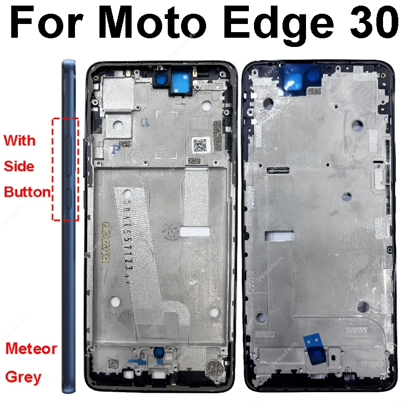 Фото Средняя рамка для Motorola MOTO Edge 30 Neo Edge 30 Pro XT2245-1 XT2201-1, корпус средней рамки ЖК-дисплея, передняя рамка, ремонтные детали №5