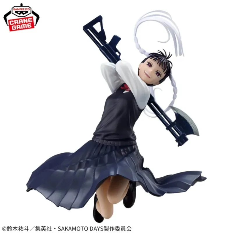 Фото В наличии: Оригинальная фигурка Bandai Banpresto Sakamoto Days Vibration Stars Торамару Нао, аниме-фигурка, модель, игрушка, украшение, подарок №4