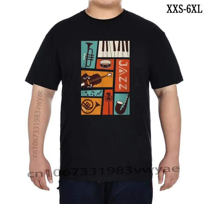 

Jazz Snare Piano Music Band T Shirt Musician Saxophone Trumpet Musical Instrument Funny TShirt For Men Women 100% Cotton