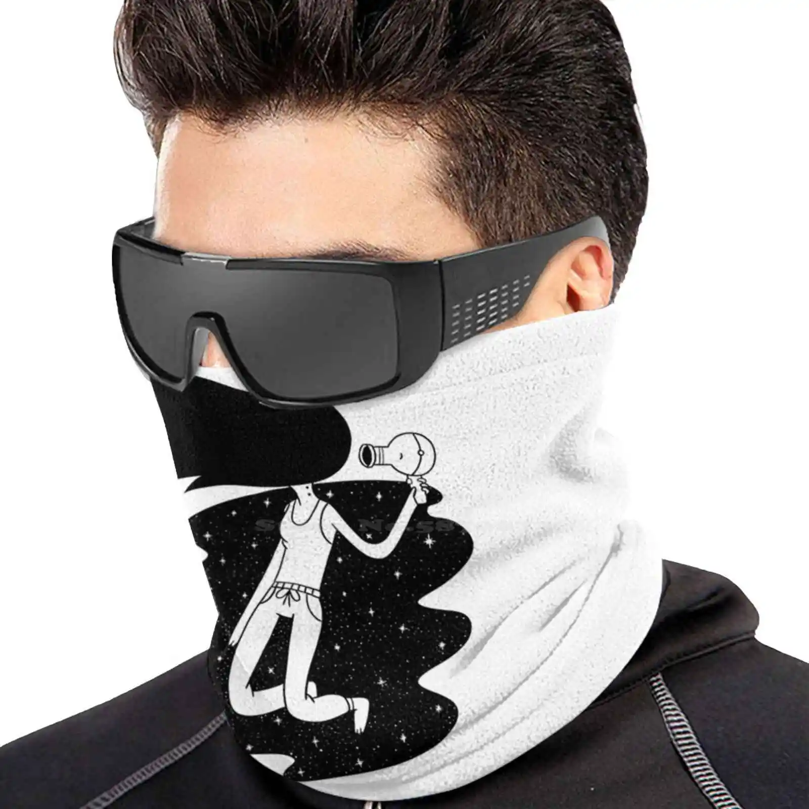 Вязаная шапка с изображением минеральной королевы Теплая Шапка-бини уличные