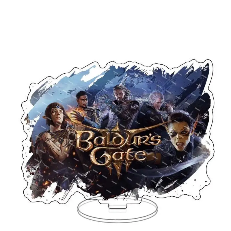 

Game Baldur's Gate 3 акриловая модель на подставке фигурки Astarion Gale Shadowheart, настольная модель для косплея, коллекционный подарок