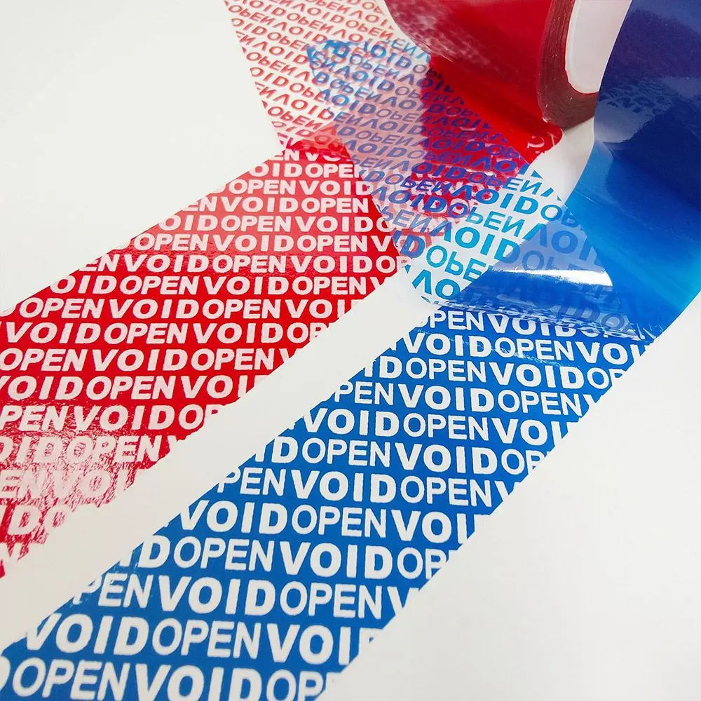 50 м защитная наклейка с защитой от взлома анти-поддельная этикетка клейкая лента