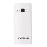 high quality universal portable 5600mah 5v usb cable power bank case kit 218650 batteryno charger diy box