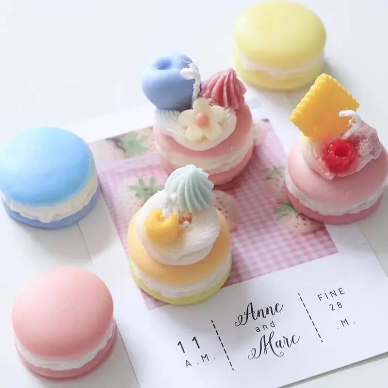 Силиконовая 3D форма для макарон и свечей выпечки сделай сам украшение торта мыло