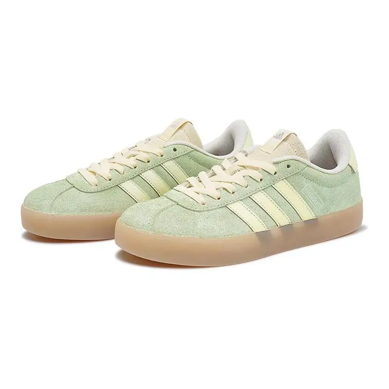 【Настроить】adidas neo Vl Court Обувь для скейтбординга Женские низкие зеленые