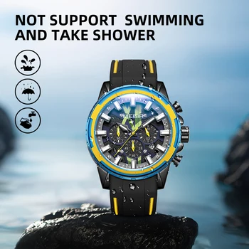 New Creative Men Quartz Watches - Waterproof Chronograph 6