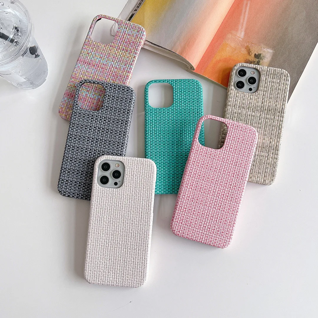 

High grade cloth leather Phone Case For iphone 11 12 13 14 Pro Max XS X XR 7 8 Plus Fashion new products