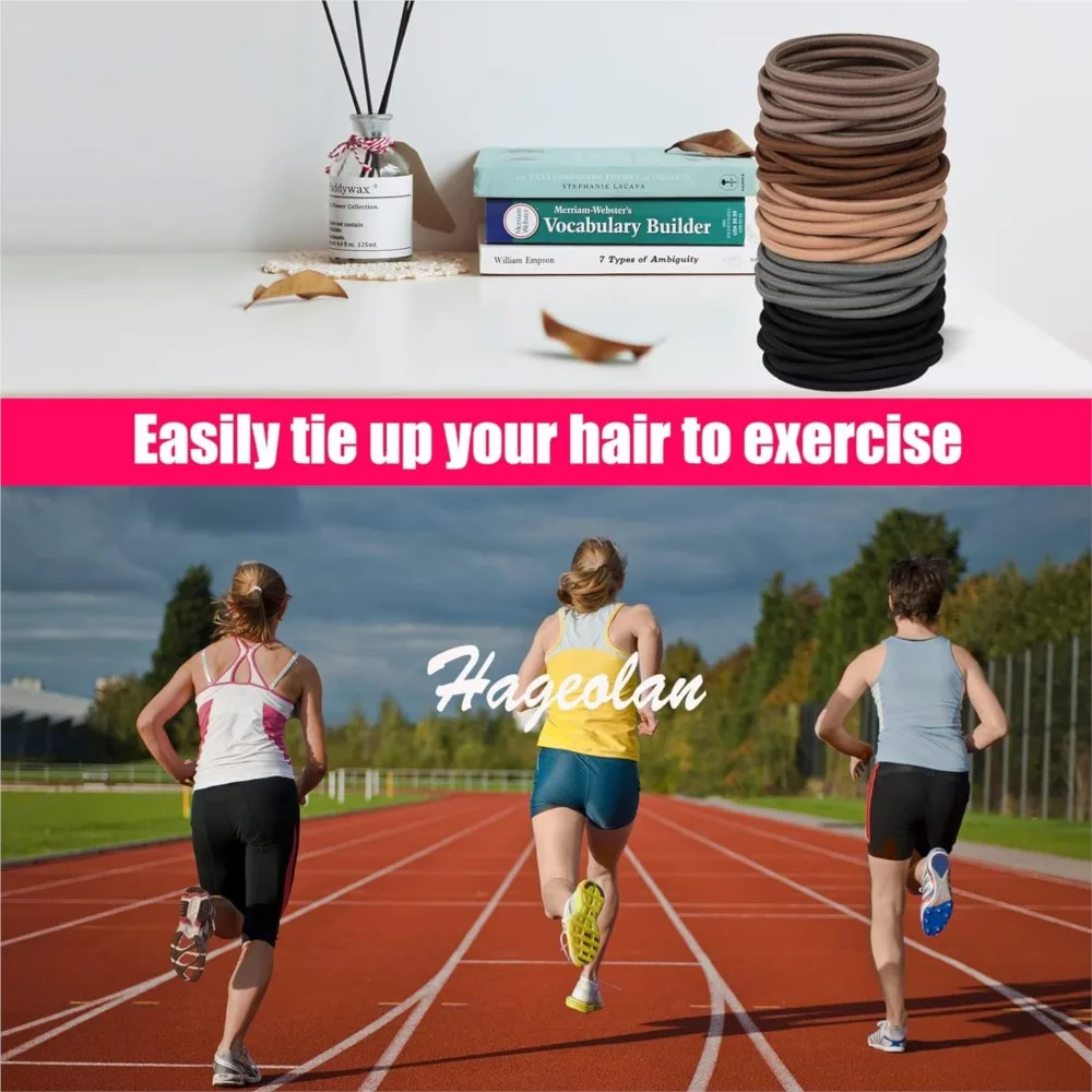 Резинки для волос женские эластичные Завязки однотонные аксессуары хвоста 10/30/50