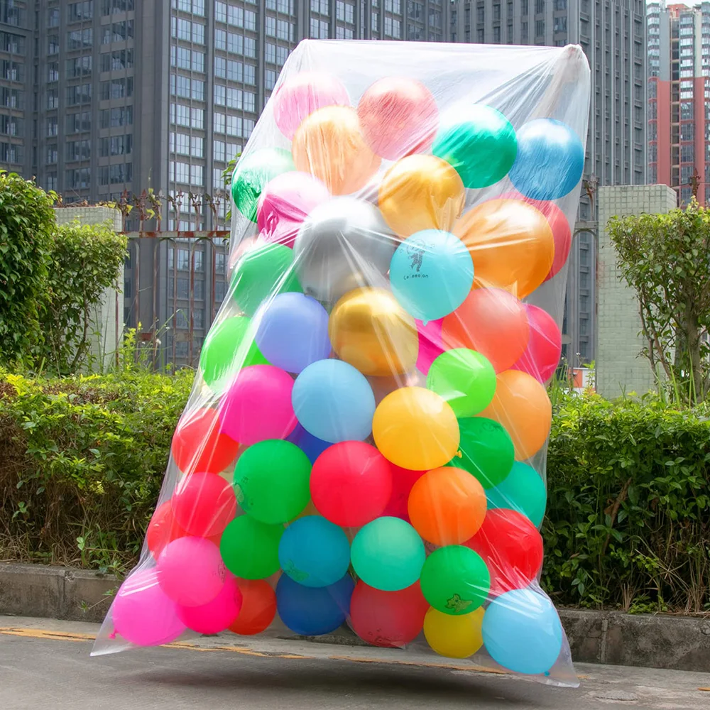 

3PCS Large Balloons Bag Transport Big Plastic Balloon Bag Clear Balloon Drop Bag Carrying Storage Bags Wedding Birthday Supplies