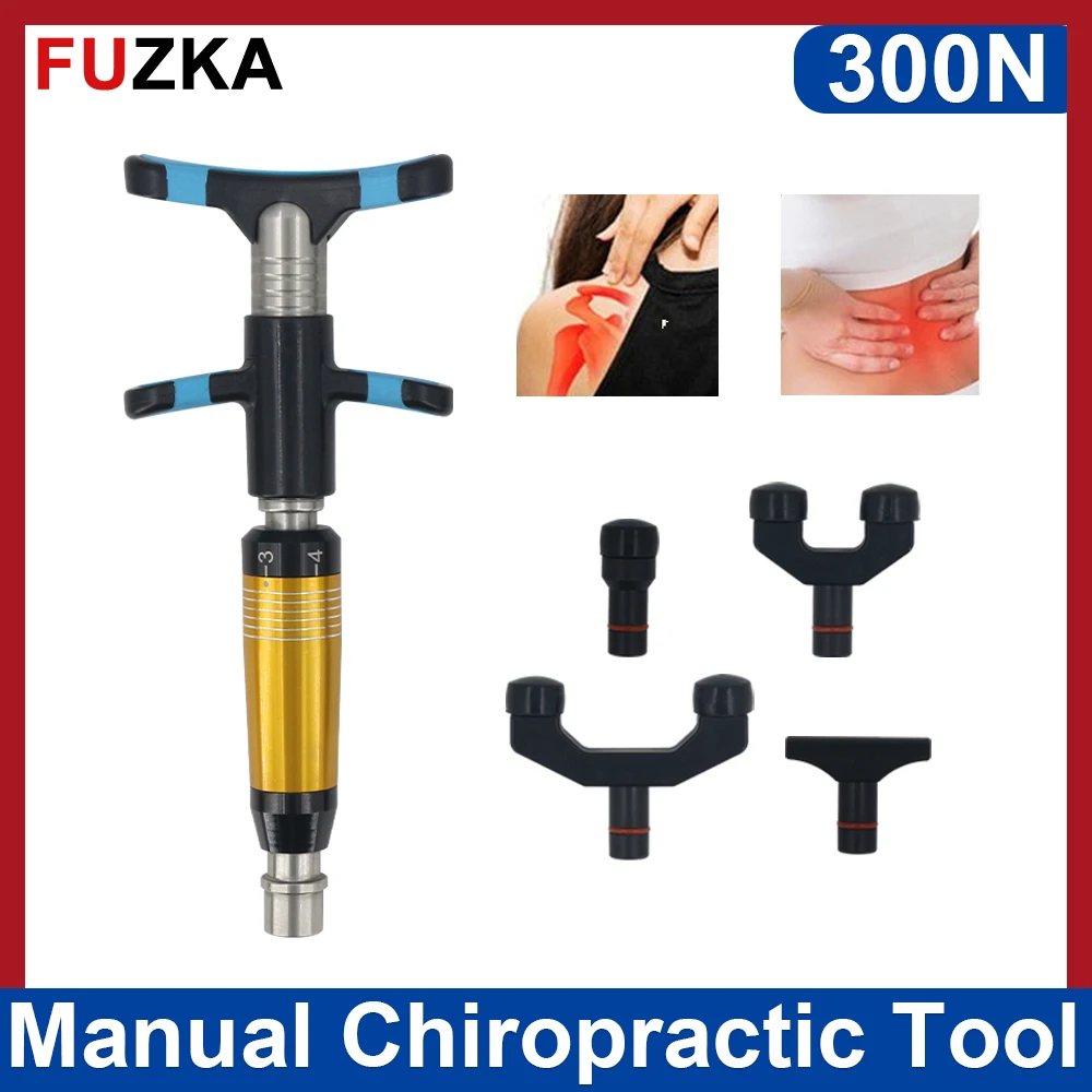 

Инструмент хиропрактика 300N для коррекции позвоночника, ручное регулируемое устройство для коррекции позвоночника, 6 уровней, 4 массажный корректор для головы и позвоночника, расслабляющий массаж тела