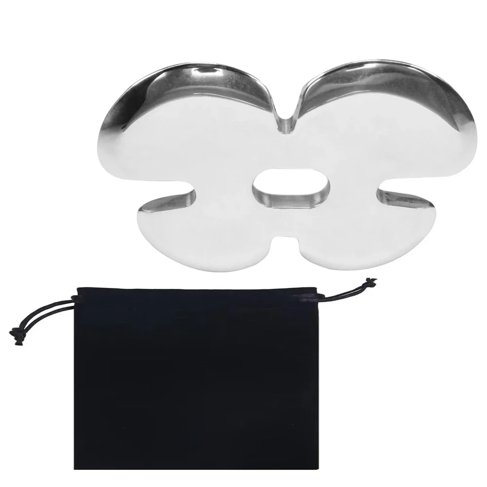 1 шт. скребковый массажный инструмент Гуа Ша из нержавеющей стали скребок для