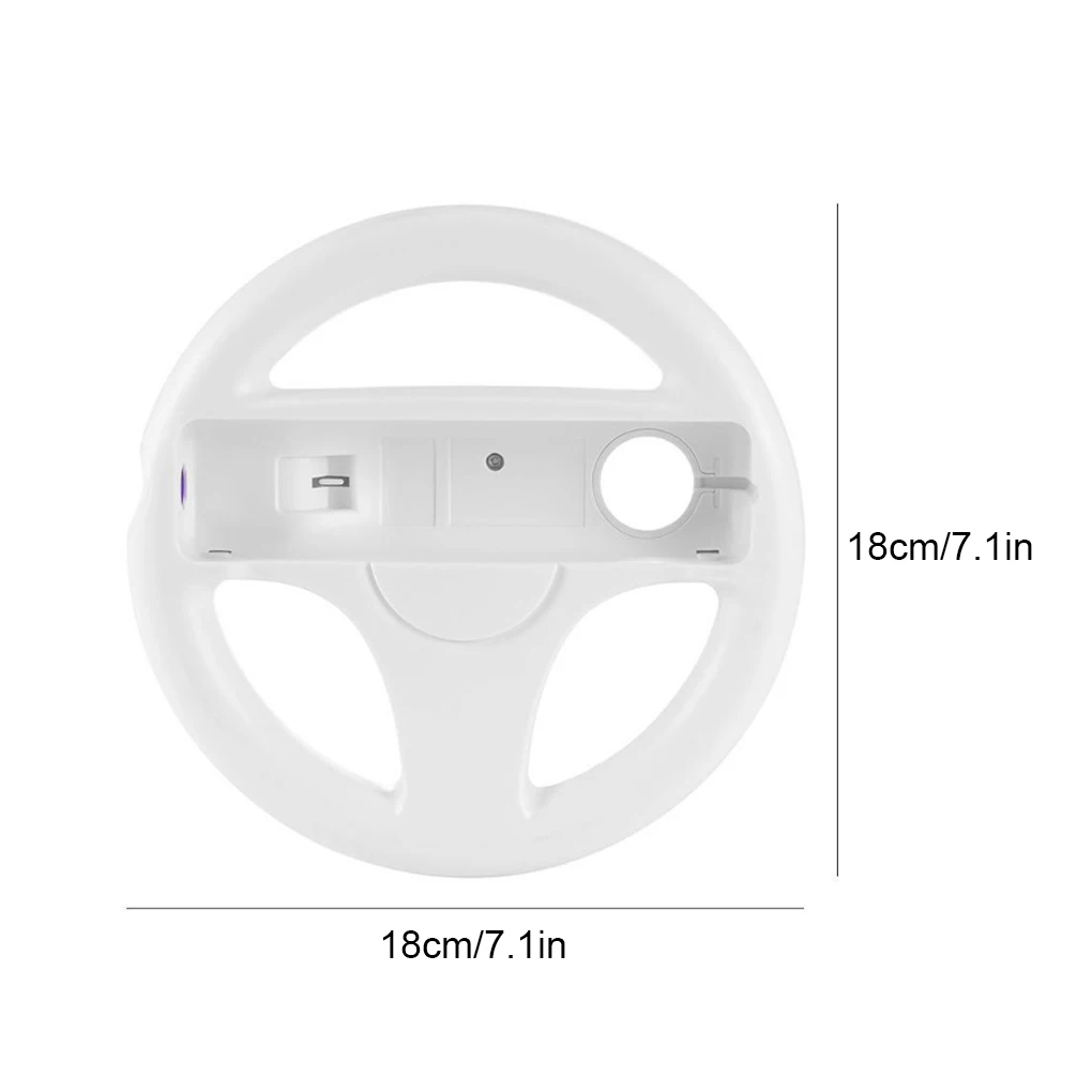 1/2pcs Racing Game Steering Wheel For Nintendo Wii Professional Replacement for Mario Kart Remote Game Controller Console images - 6