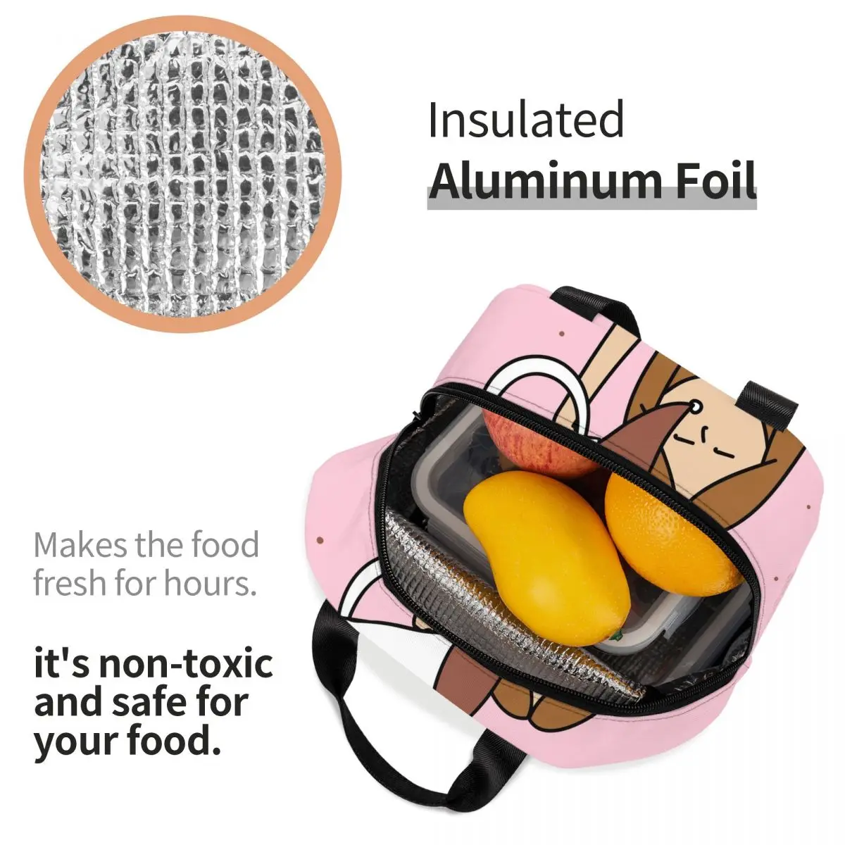 Мультяшный изолированный Ланч-бокс для врачей и медсестер контейнер ланча