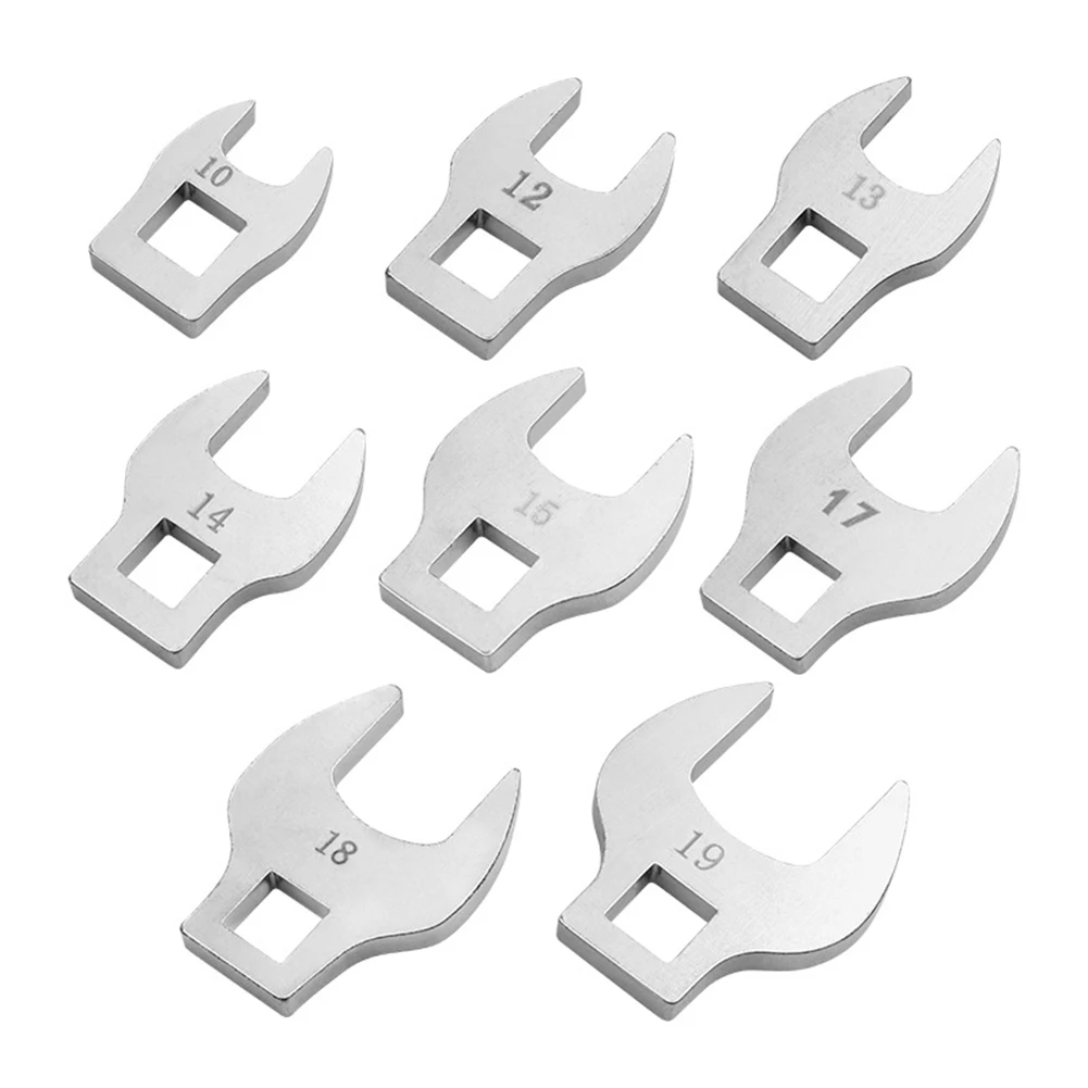 

DAZZLEEX Гаечные ключи Crowfoot 8 шт., 3/8", 10-19 мм