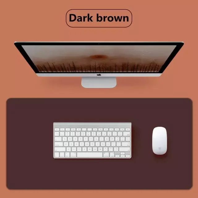 

Mouse Pad Extra Big Non-Slip Desk Pad Waterproof PU Leather Desk Table Protector Gaming Mouse Mat for Game Office Work